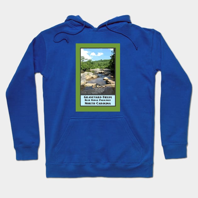 Vintage Travel Graveyard Fields Hoodie by candhdesigns